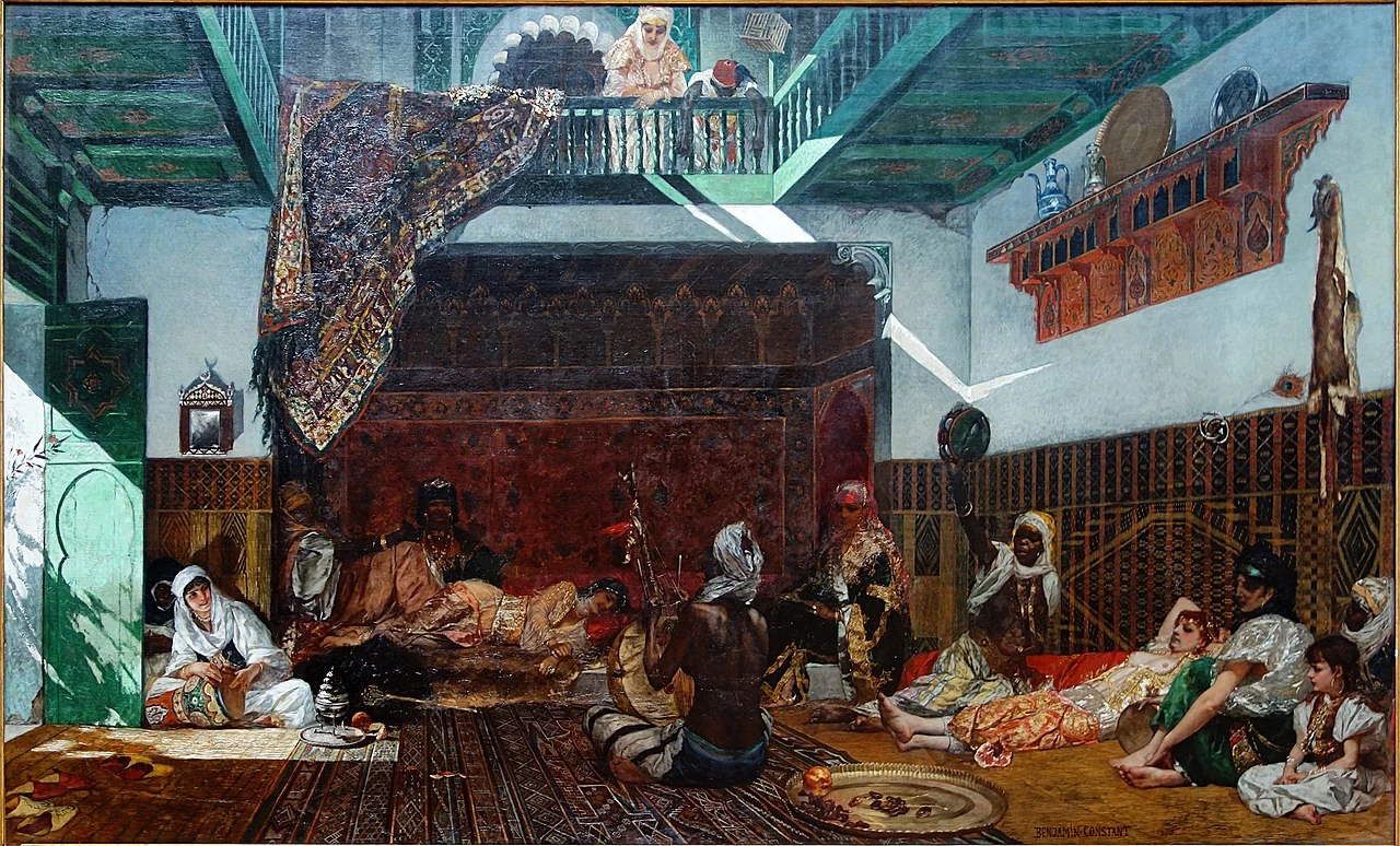 Jean - Joseph Benjamin, Constant, Interno di harem in Marocco, Palais des Beaux, Arts de Lille
